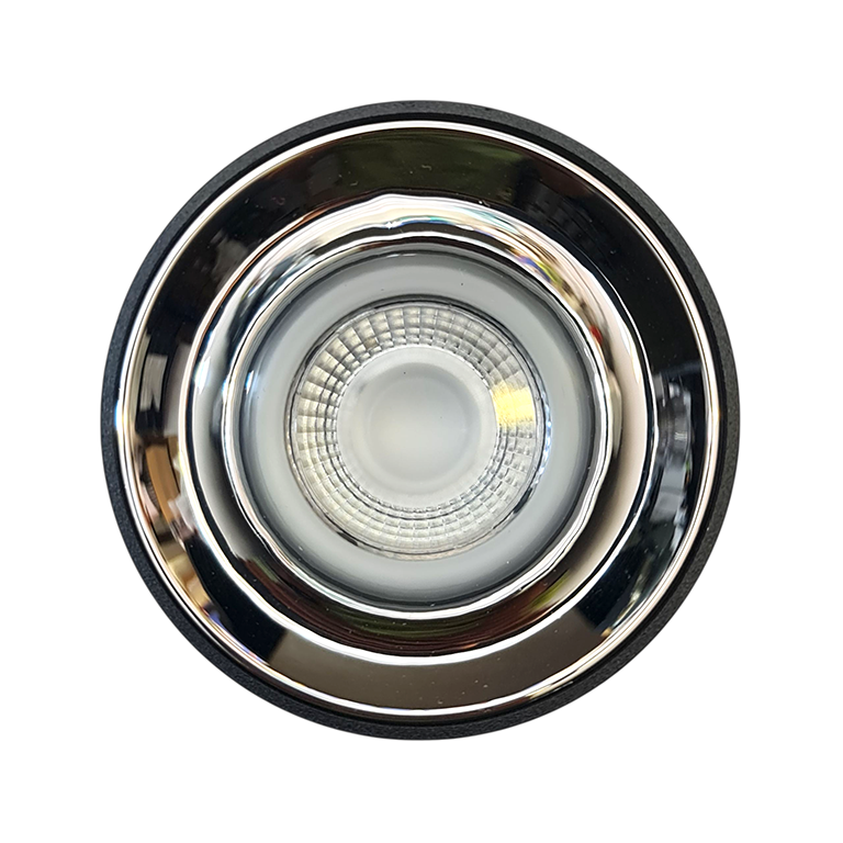 قاب سیلندری ال ای دی روکار 10 وات مشکی 02